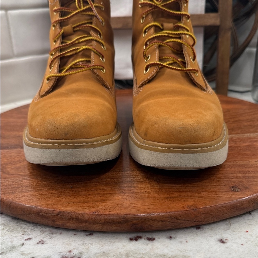 Timberland Womens Kenniston Wheat Tan Nubuck Leather Lace Up Boots - Picture 3 of 9